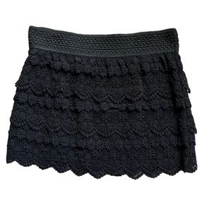 American Rag Cie Crochet Skirt Large